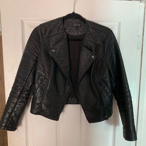 Topshop Faux Leather Jacket
